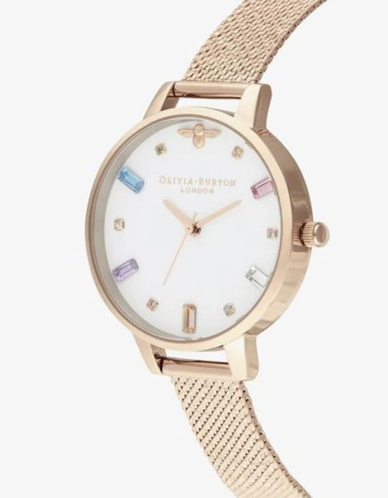 Stainless Steel Quartz Analog Watch Women - Multicolor Watches