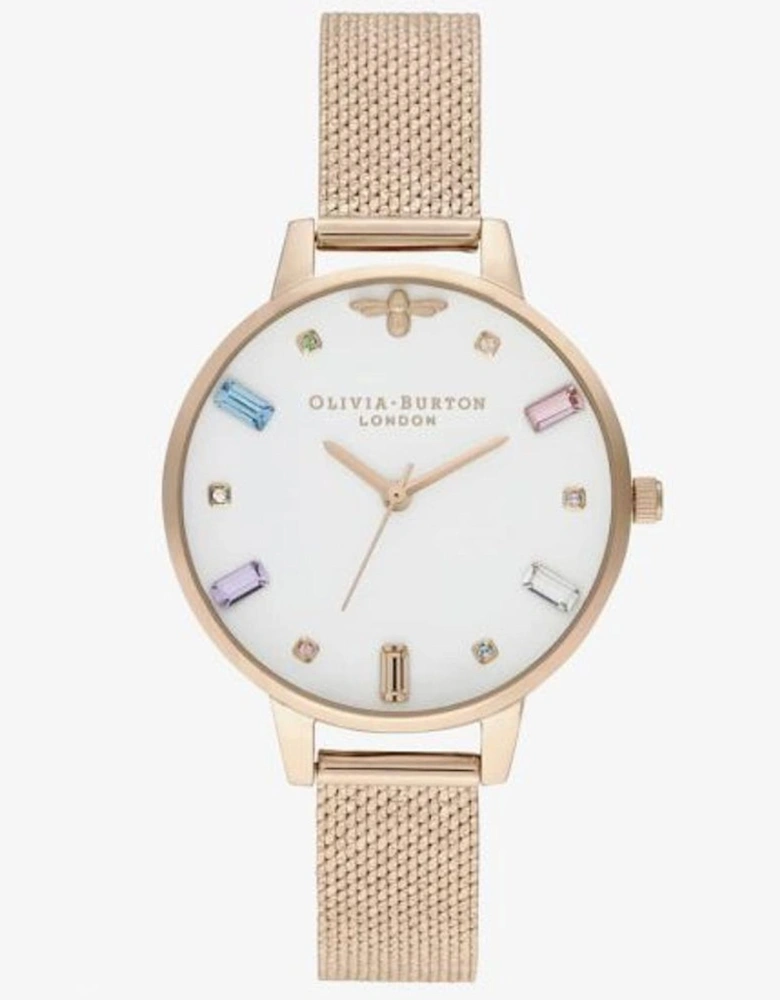 Stainless Steel Quartz Analog Watch Women - Multicolor Watches