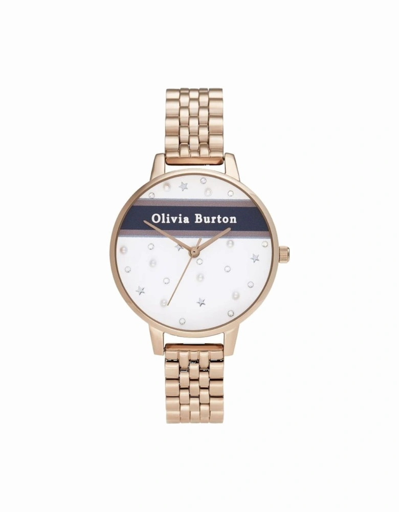 Stainless Steel Analog Quartz Watch Women - Multicolor Watches