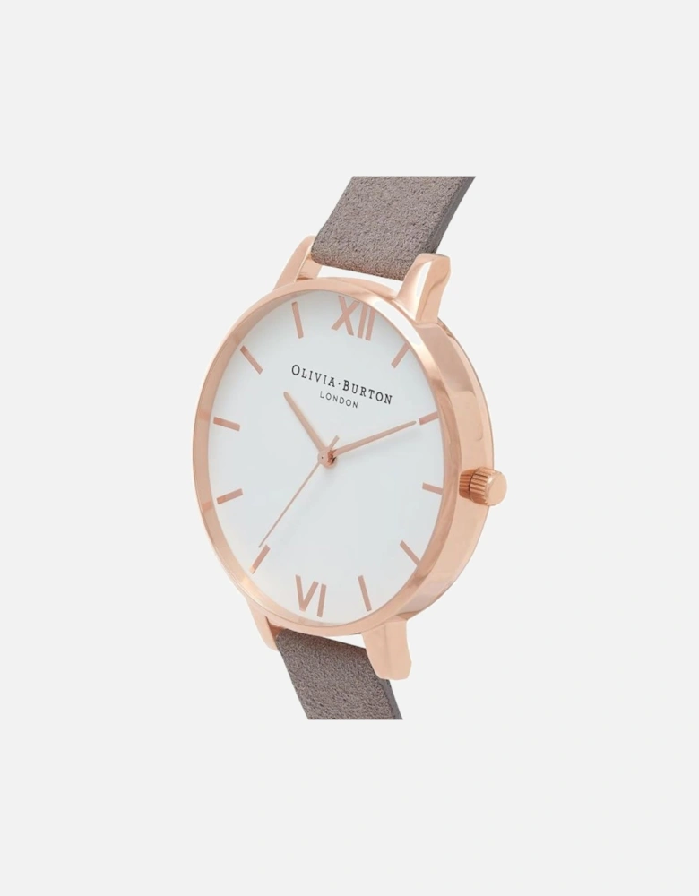 Quartz Stainless Steel Case Analog Watch Women - Gray Watches