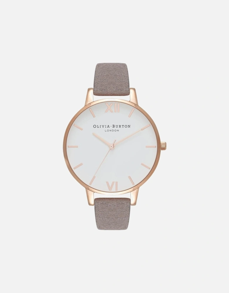 Quartz Stainless Steel Case Analog Watch Women - Gray Watches
