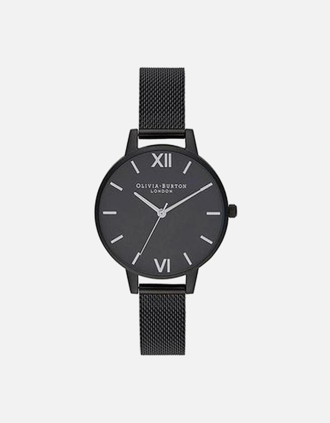 Stainless Steel Quartz Analog Watch with Milanese Mesh Band Women -, 3 of 2