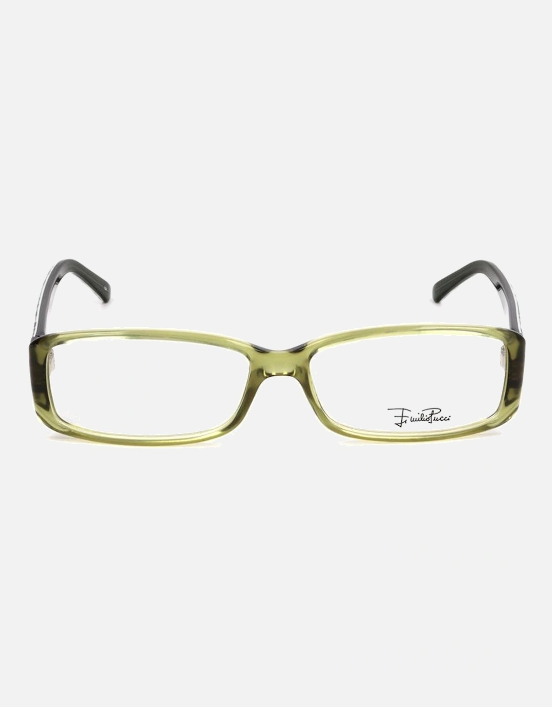 Multicolored Print Plastic Glasses Women Frames