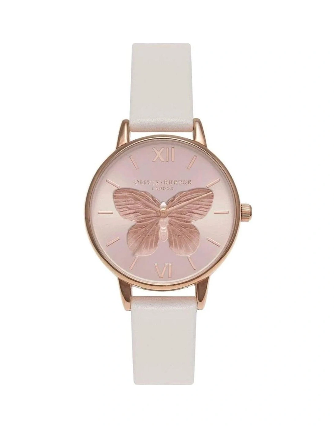 Quartz Stainless Steel Analog Watch with Bee Motif Women - White, 2 of 1