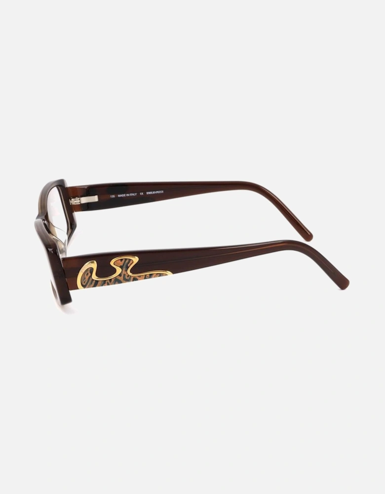 Plastic Rectangular Frame Glasses Women - Bicolor