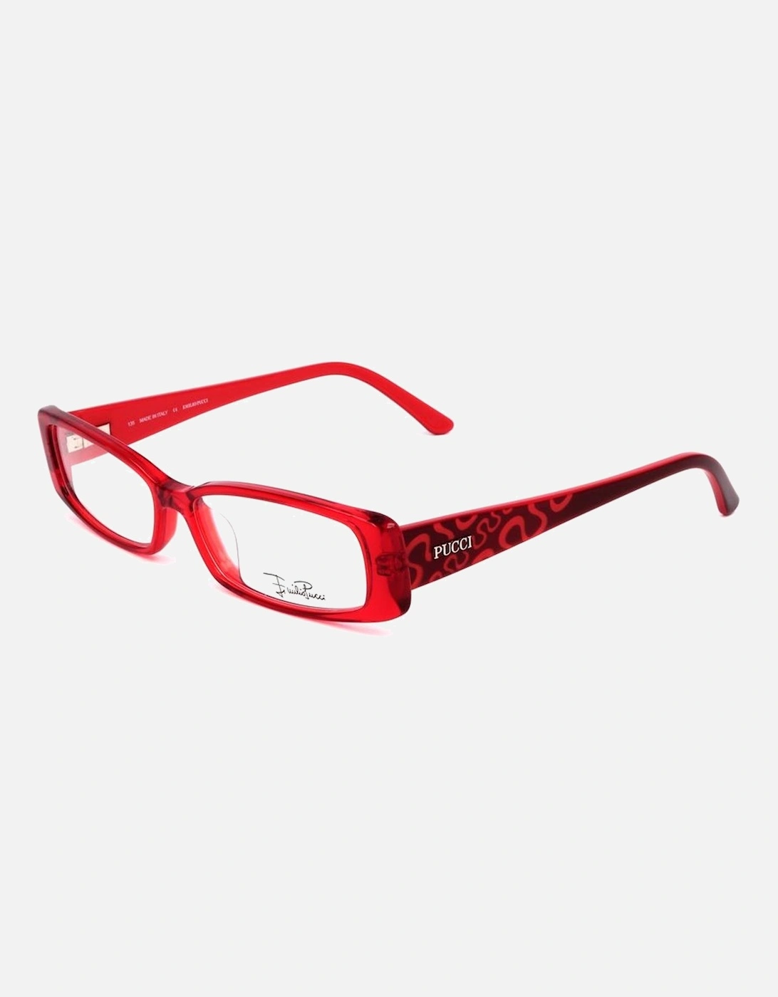 Plastic Frame Glasses Women - Red, 4 of 3