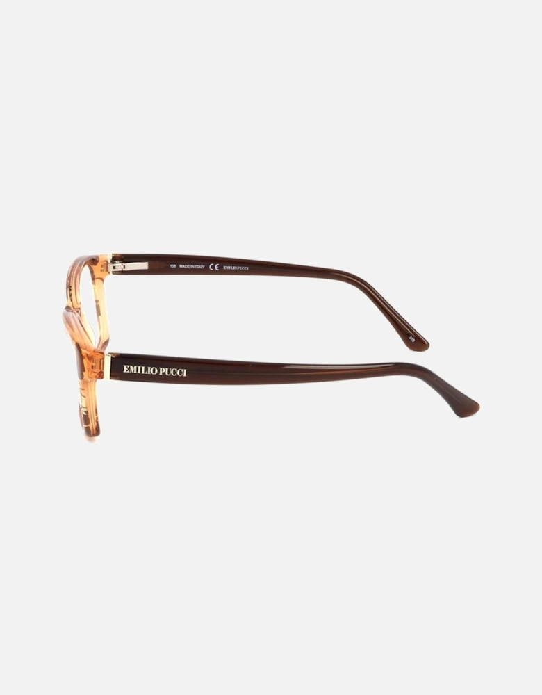 Plastic Frame Glasses with Hazel Detailing Women - Bicolor
