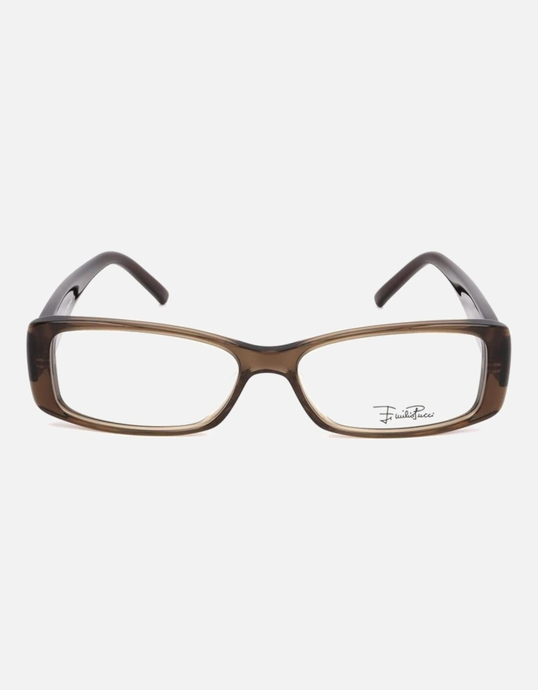 Plastic Frame Square Glasses Women - Bicolor