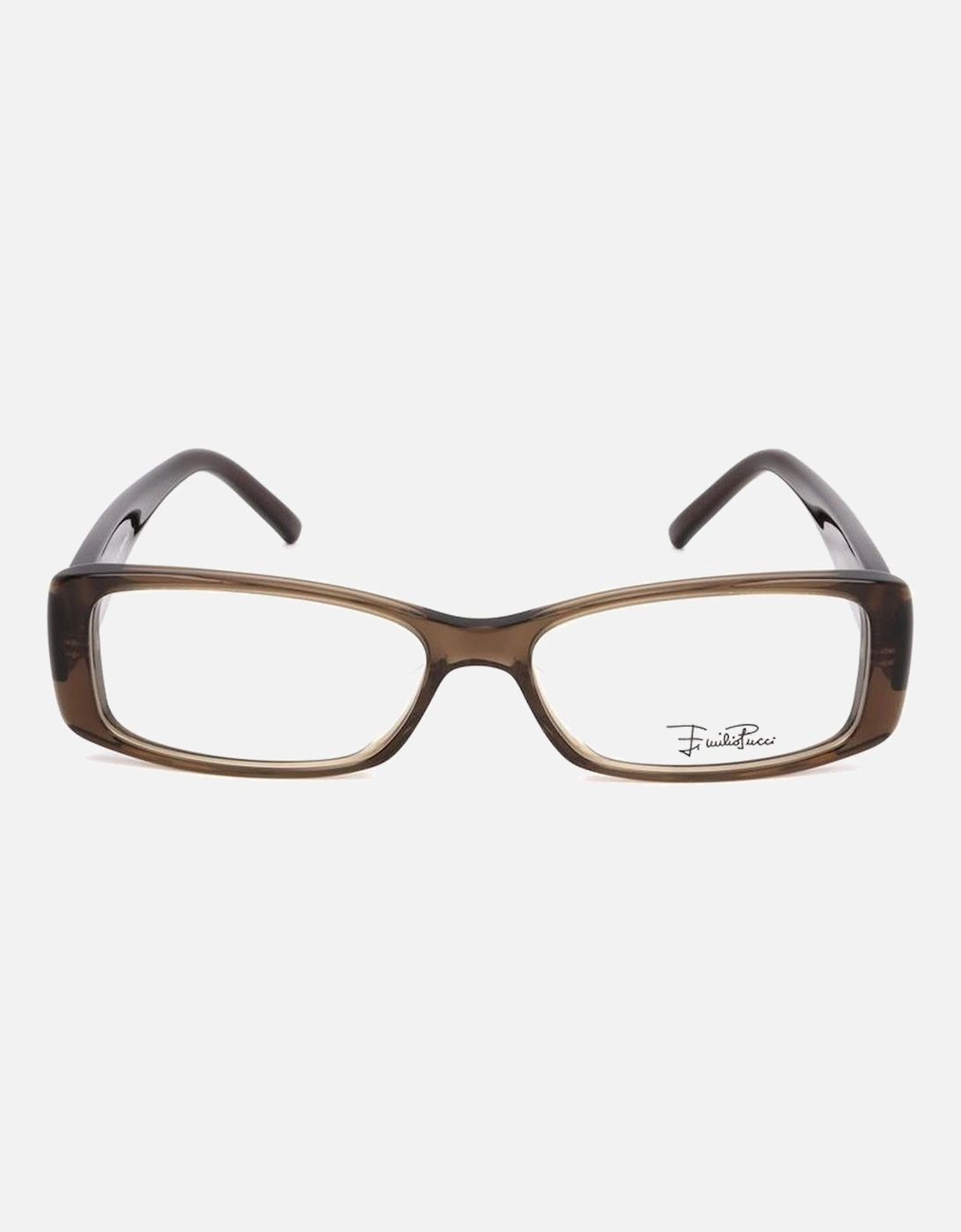 Plastic Frame Square Glasses Women - Bicolor