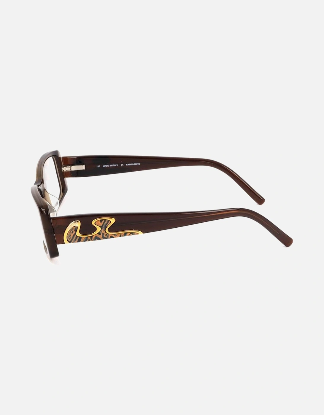 Plastic Frame Square Glasses Women - Bicolor