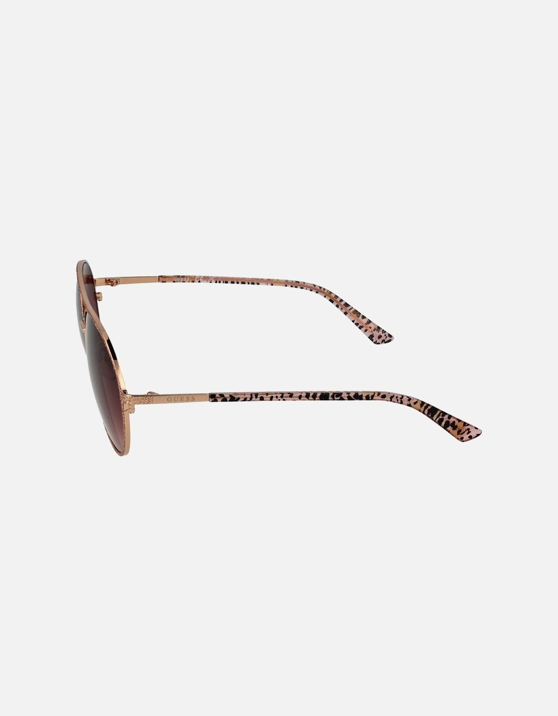 Mirrored Gradient Aviator Sunglasses Women - Rose Gold
