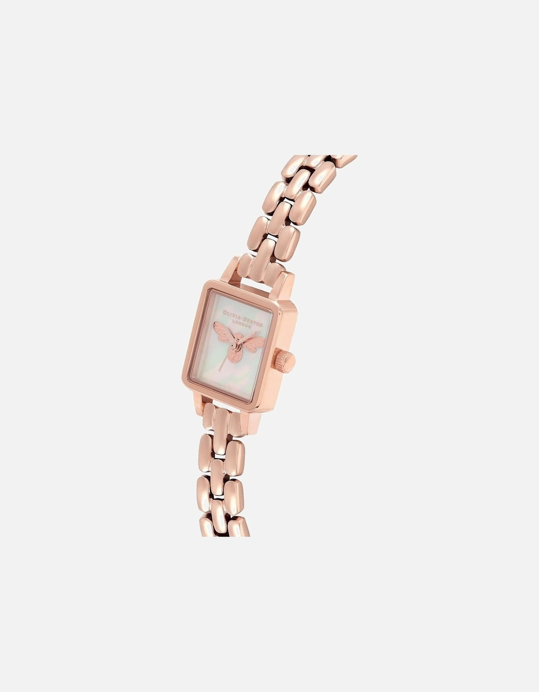 Quartz Stainless Steel Analog Watch with Bee Motive Women - Multicolor
