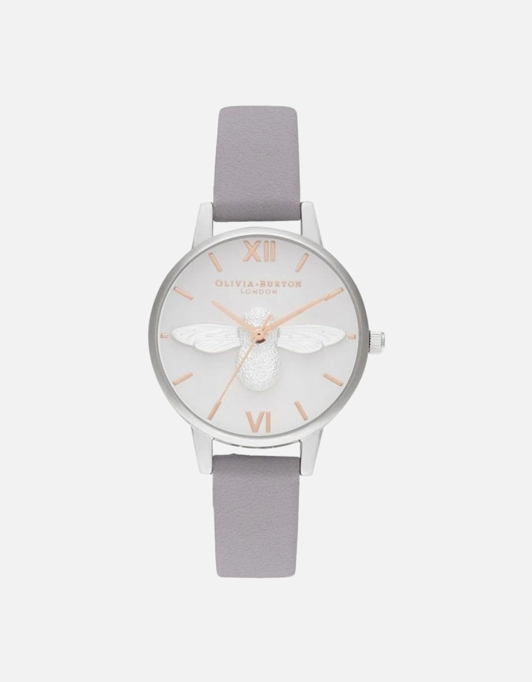 Quartz Analog Watch with Synthetic Leather Bracelet Women - Purple, 2 of 1