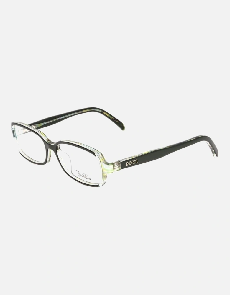 Transparent Black Plastic Glasses Women - Bicolor Frames