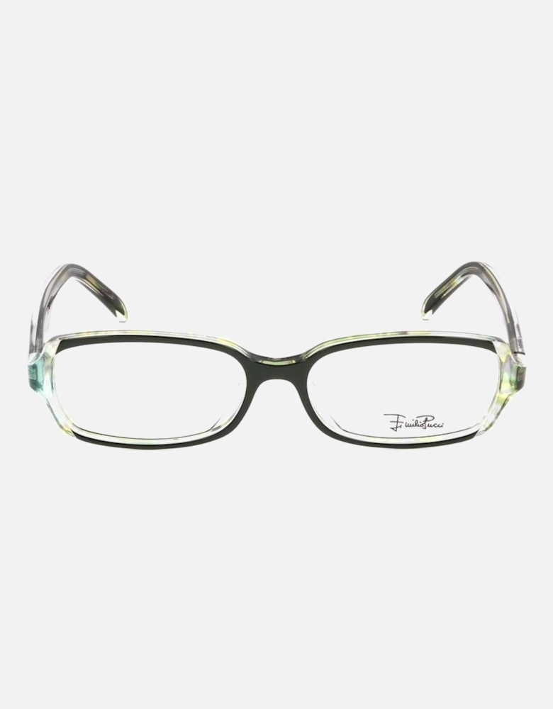 Transparent Black Plastic Glasses Women - Bicolor Frames
