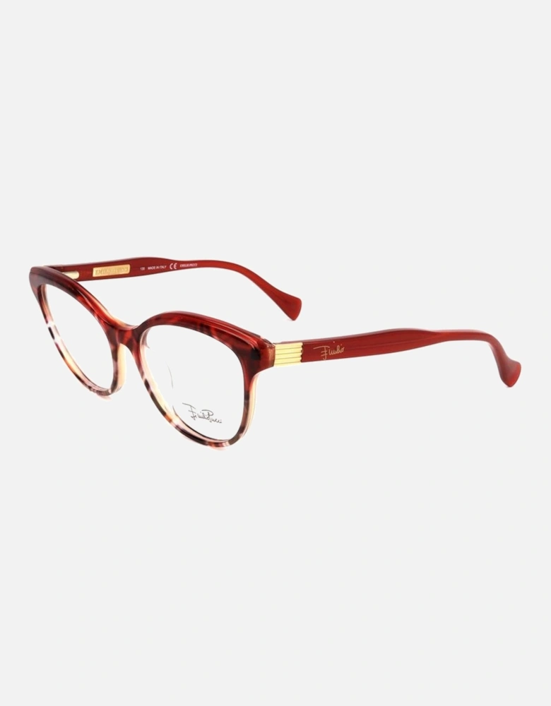 Plastic Frame Glasses Women - Red