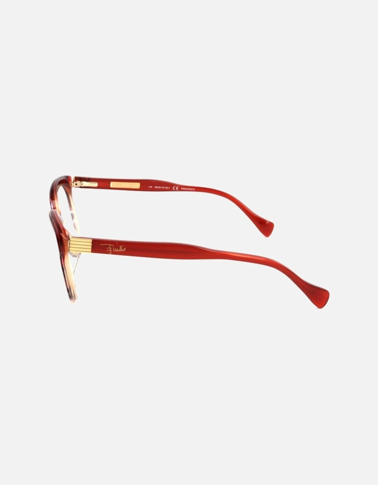 Plastic Frame Glasses Women - Red