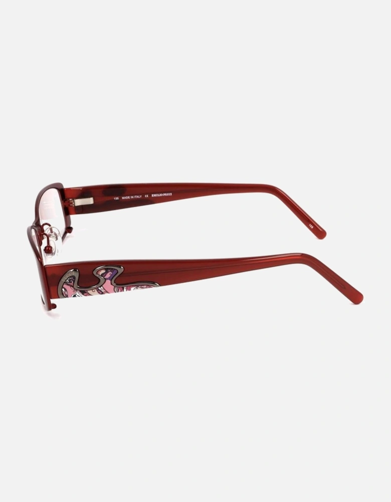Metal Frame Glasses with 50/17/135 mm Measurements Women - Red
