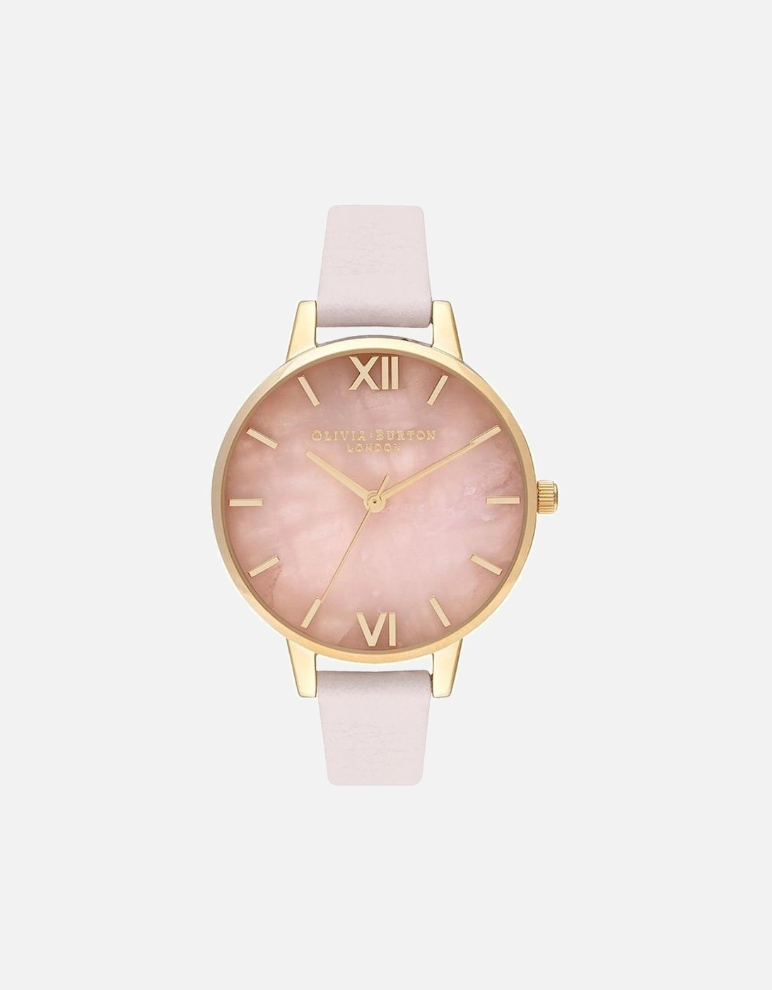 Quartz Analog Stainless Steel Watch with Synthetic Leather Bracelet, 2 of 1