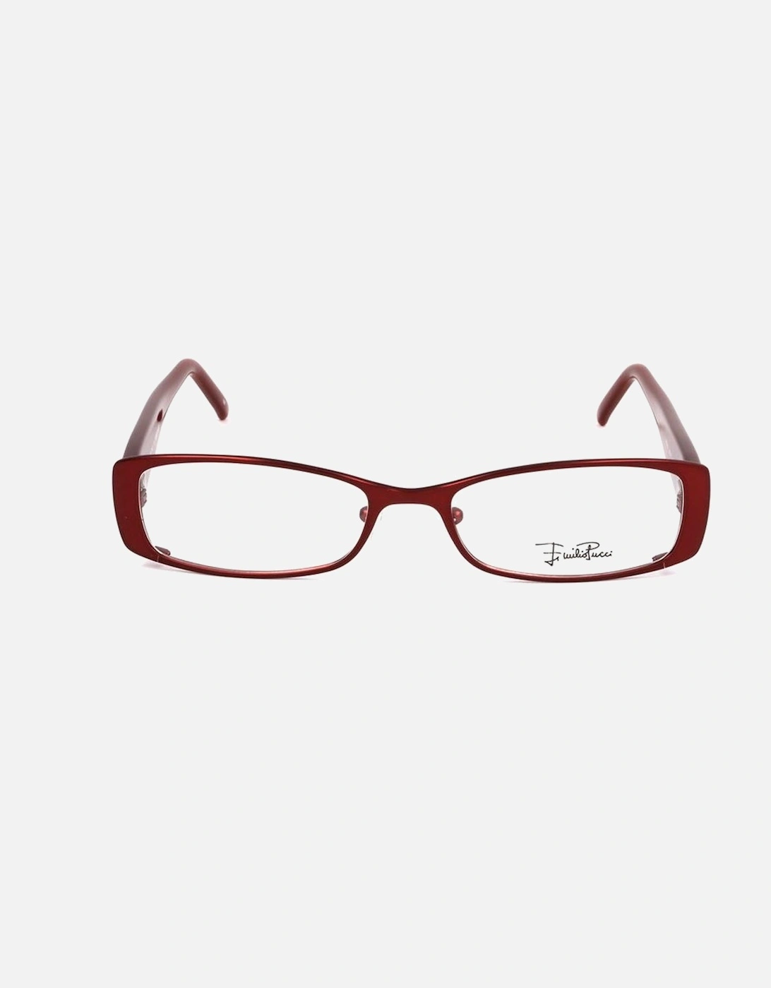 Metal Frame Glasses Women - Red