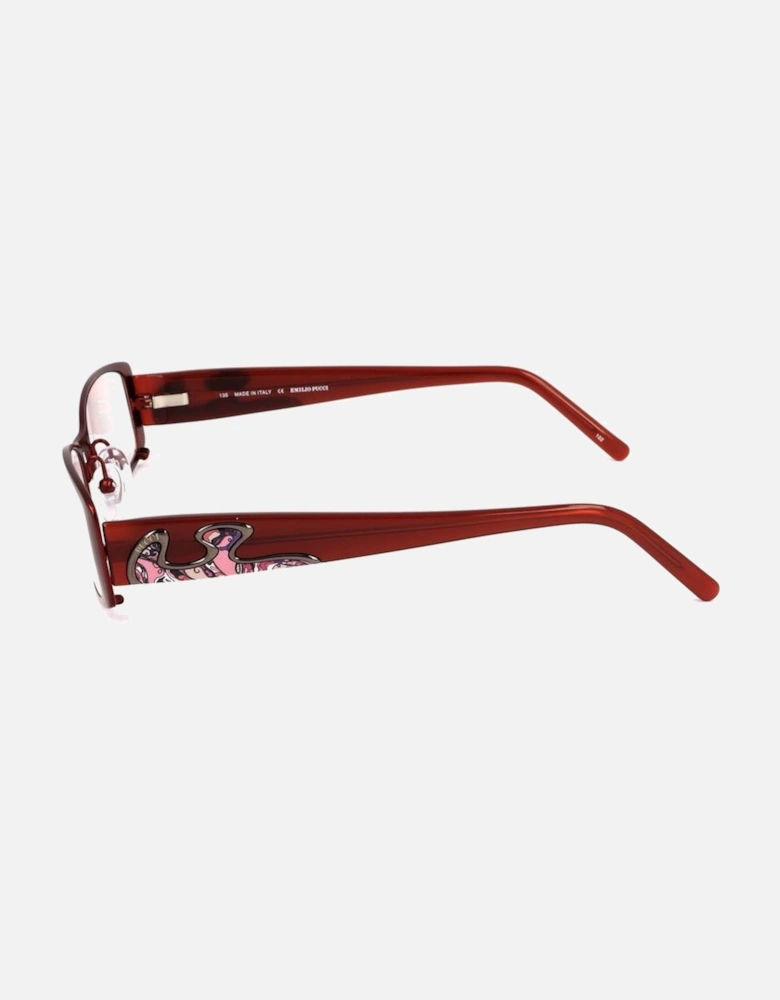 Metal Frame Glasses Women - Red