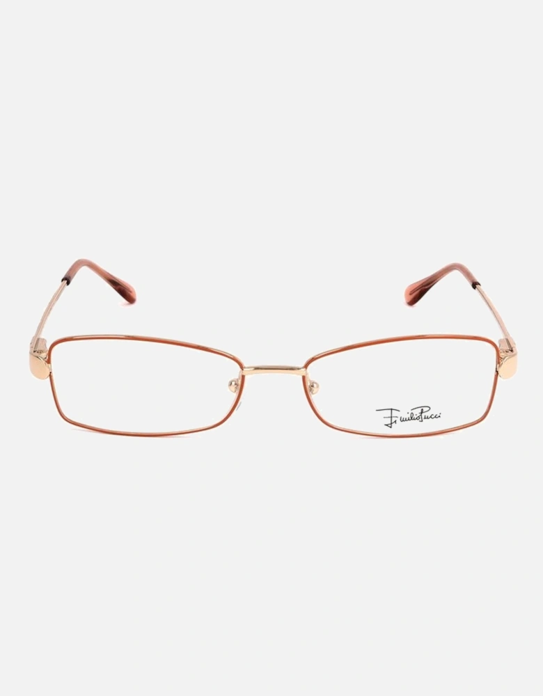 Metal Frame Stylish Glasses Women - Gold