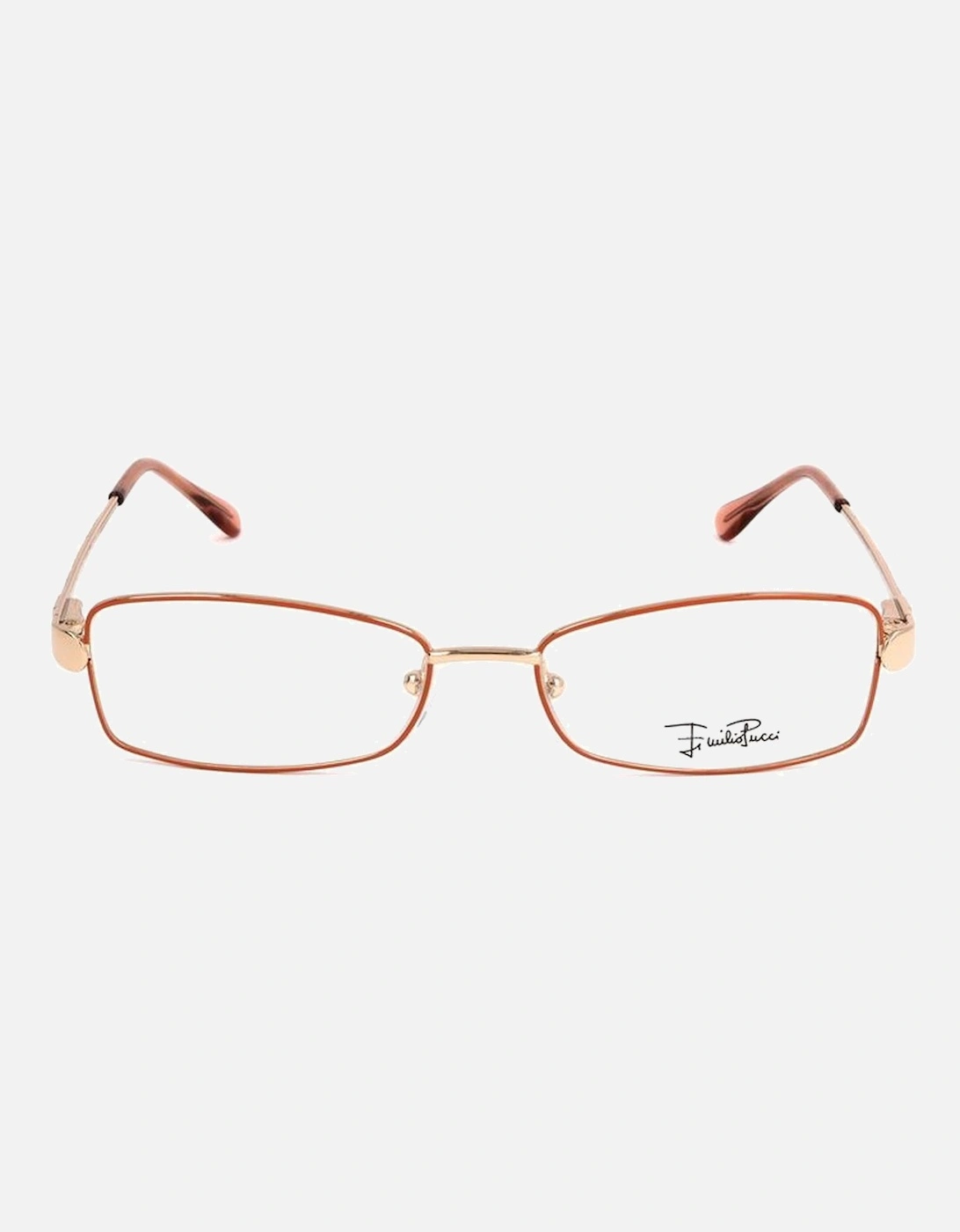 Metal Frame Stylish Glasses Women - Gold