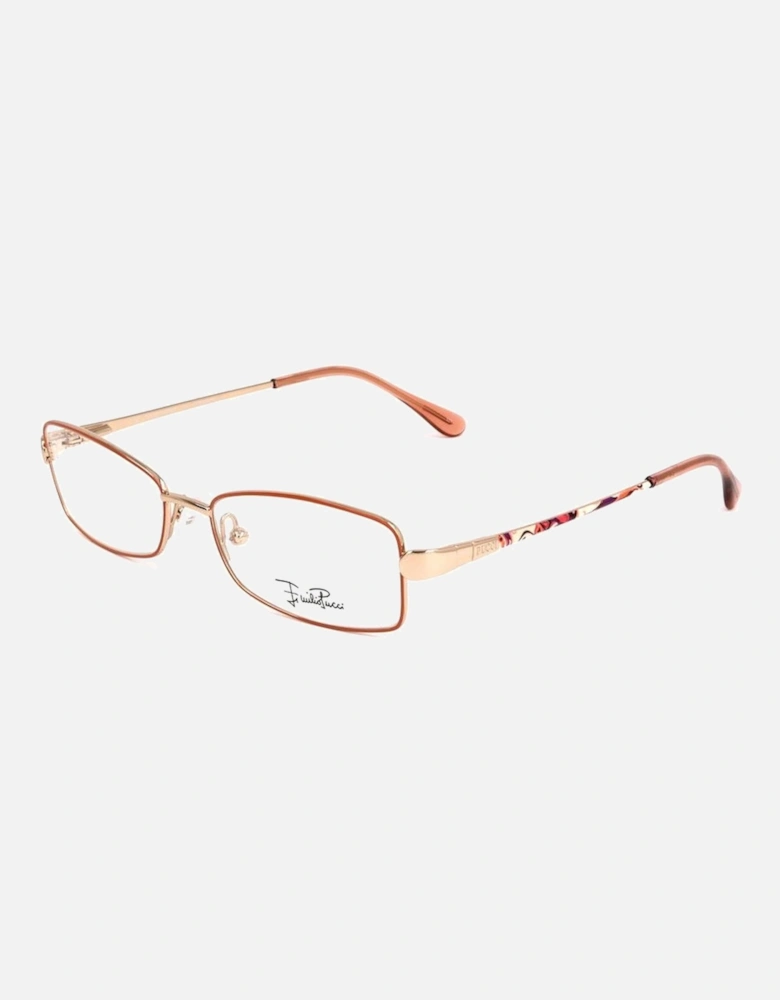 Metal Frame Stylish Glasses Women - Gold