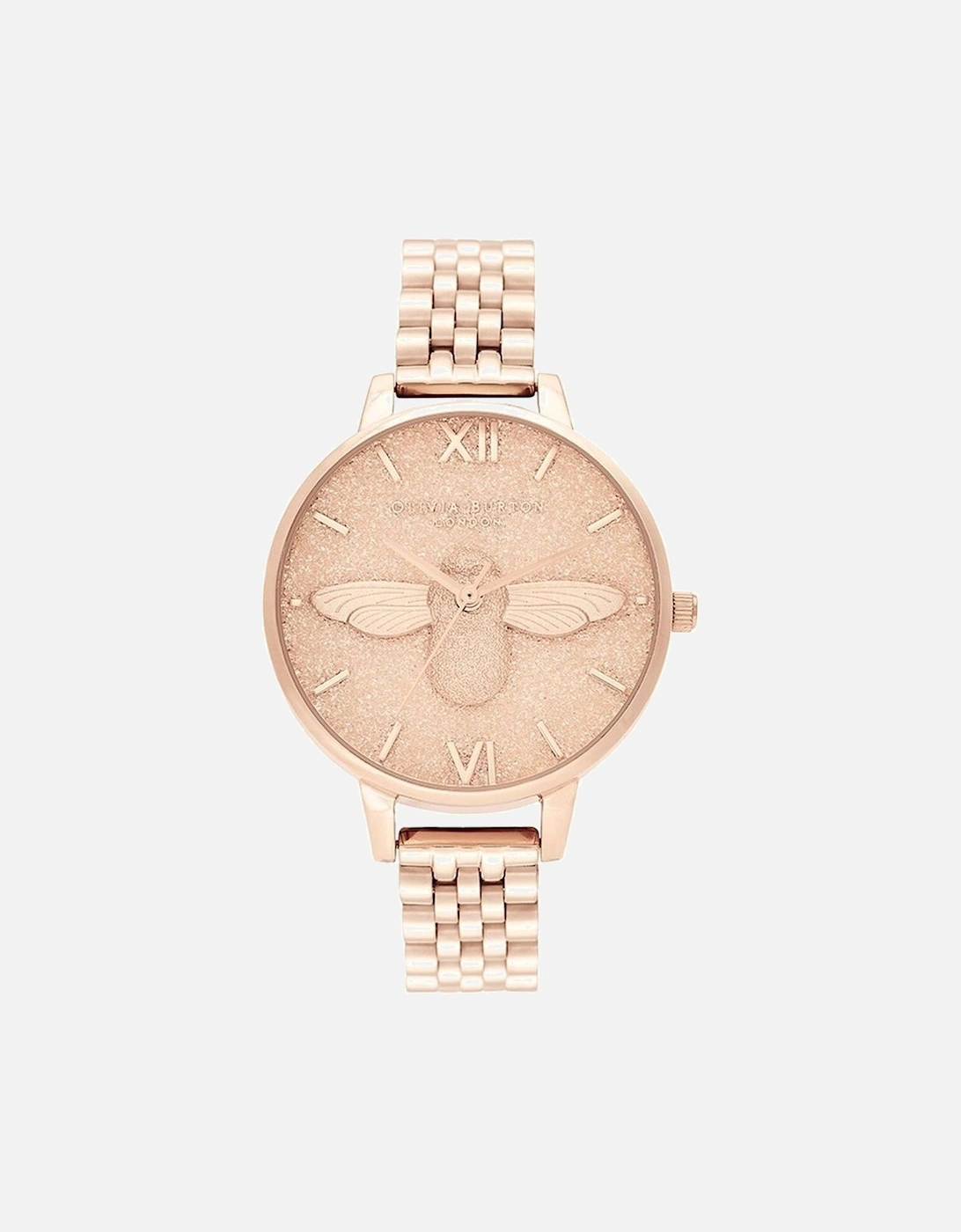 Stainless Steel Quartz Watch with Glitter Dial Women - Multicolor, 2 of 1