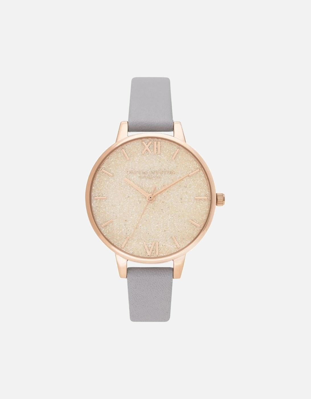 Stainless Steel Quartz Watch with Synthetic Leather Bracelet Women -, 2 of 1