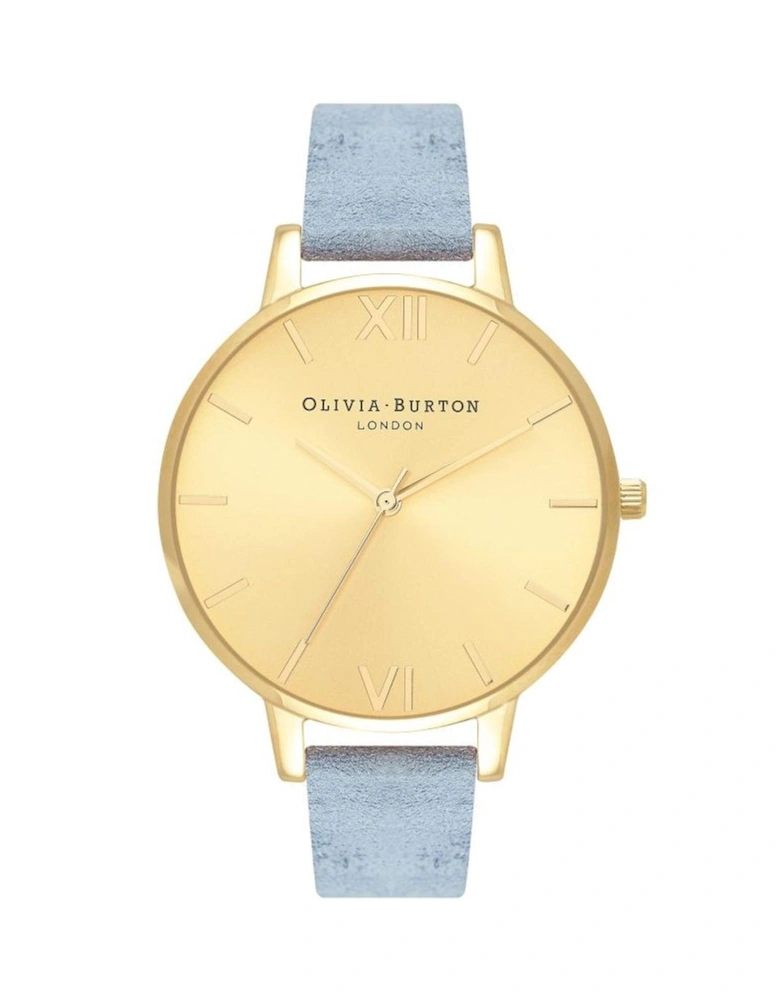 Quartz Stainless Steel Case Analog Watch Women - Blue Watches