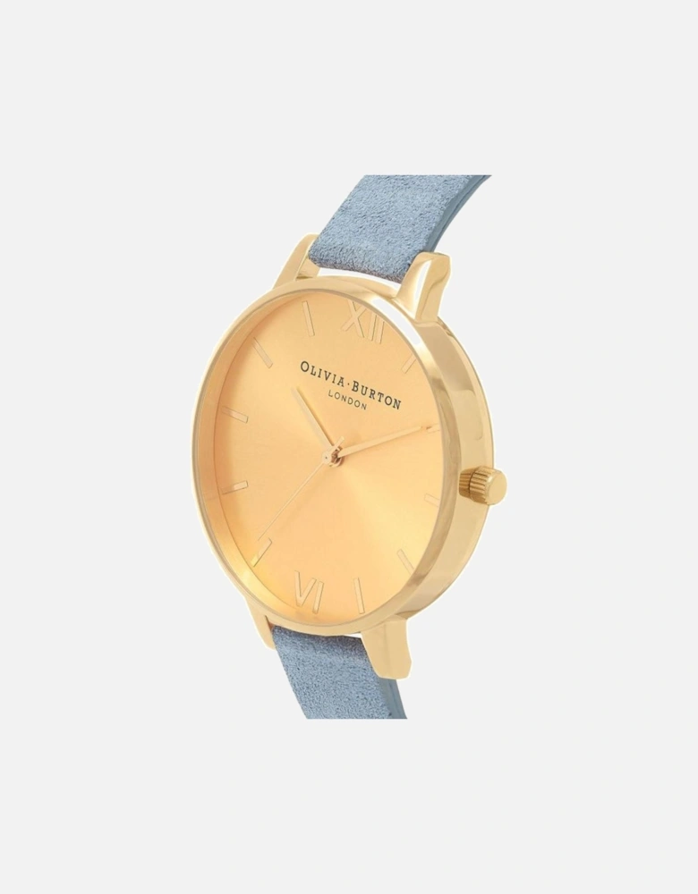 Quartz Stainless Steel Case Analog Watch Women - Blue Watches