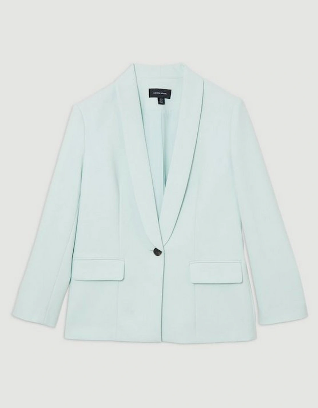 Compact Stretch Essential Tailored Single Breasted Blazer