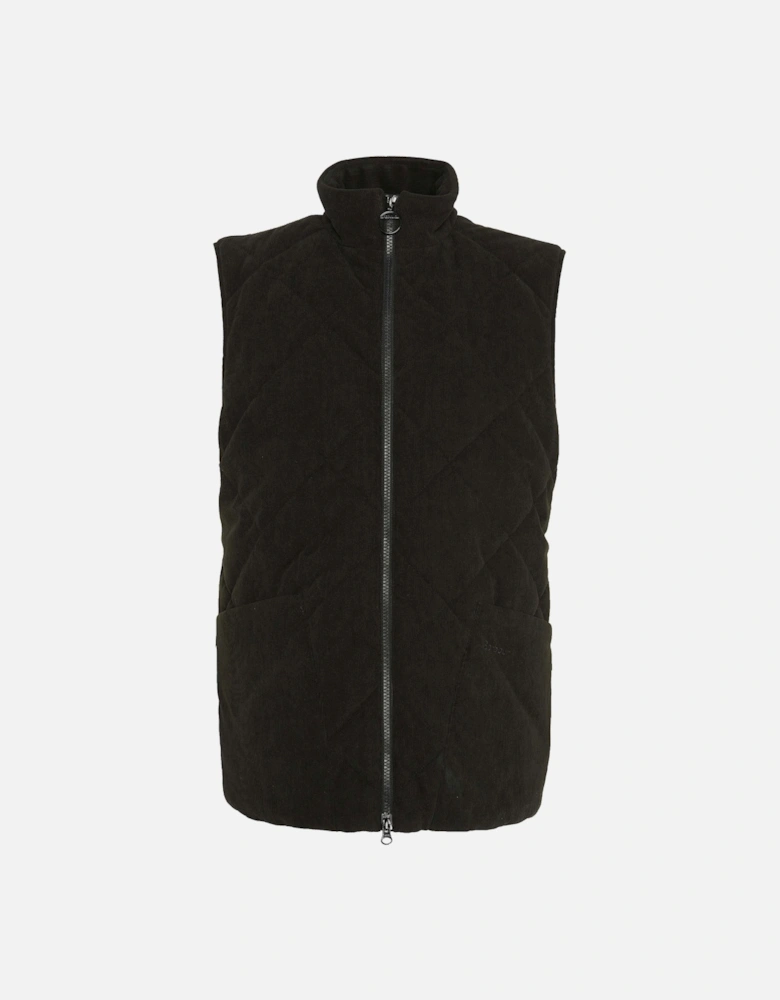 Cord Liddesdale Gilet Black