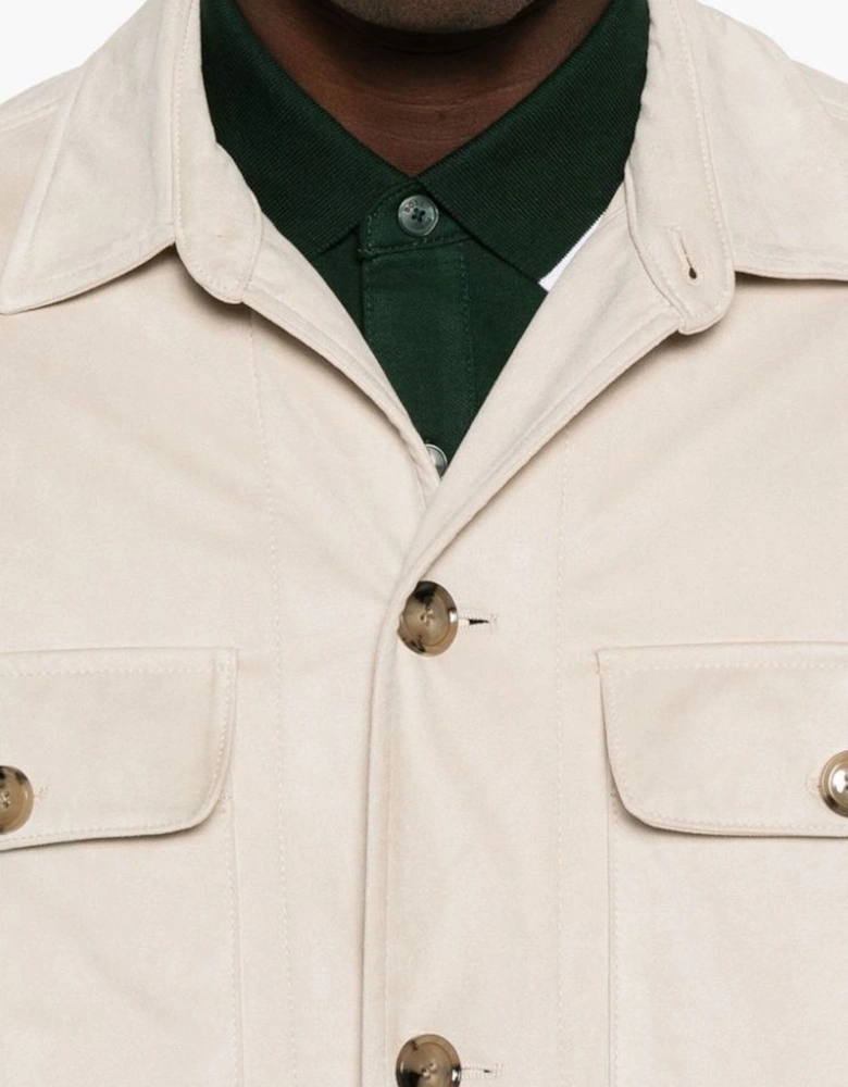 Boss C-carper-os-244 Overshirt Open White