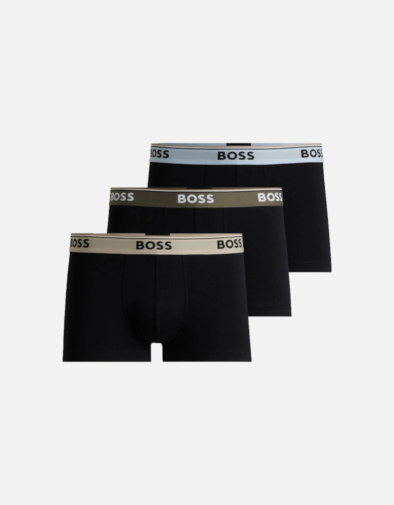 Boss 3p Trunk Boxer Short Beige/khaki/blue