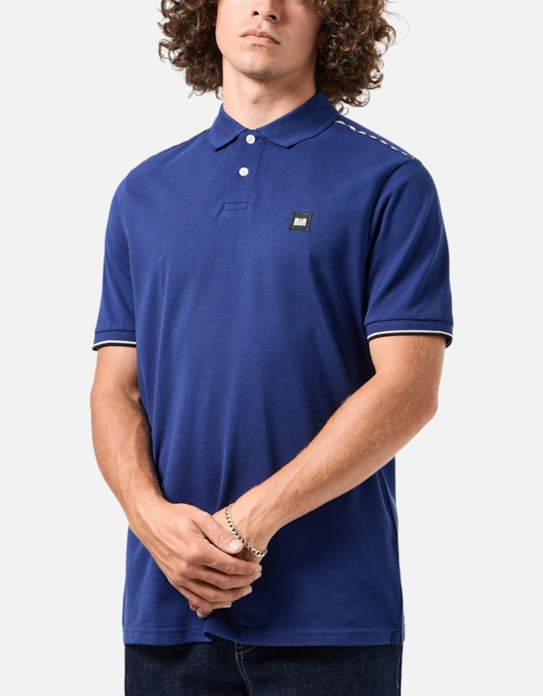 Mens Sakai Polo Shirts Mid House Check Casual Golf Polo Tee Top