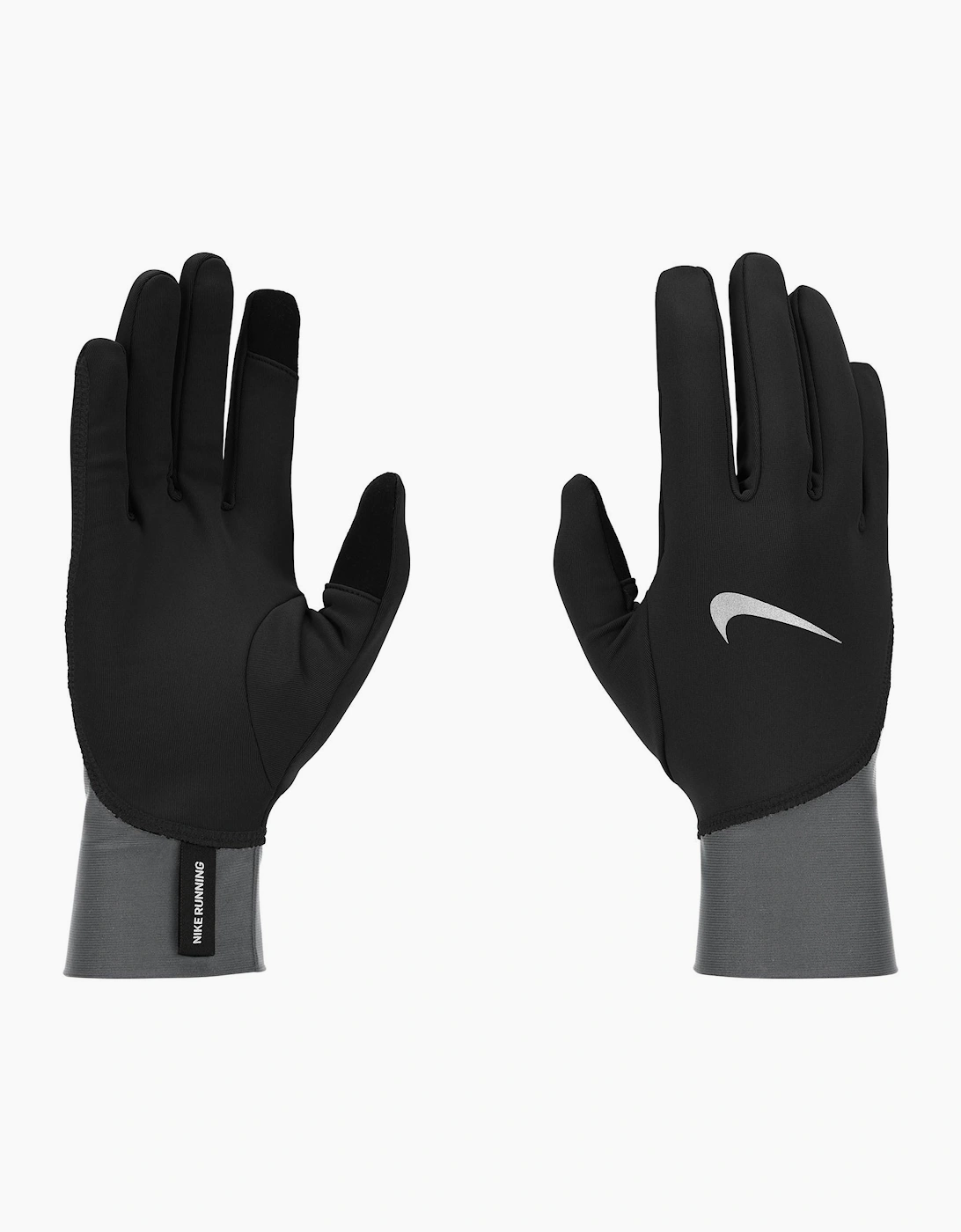 Men's Nike Mens 2024 Pacer Midweight Running Gloves - Black - Size: XL