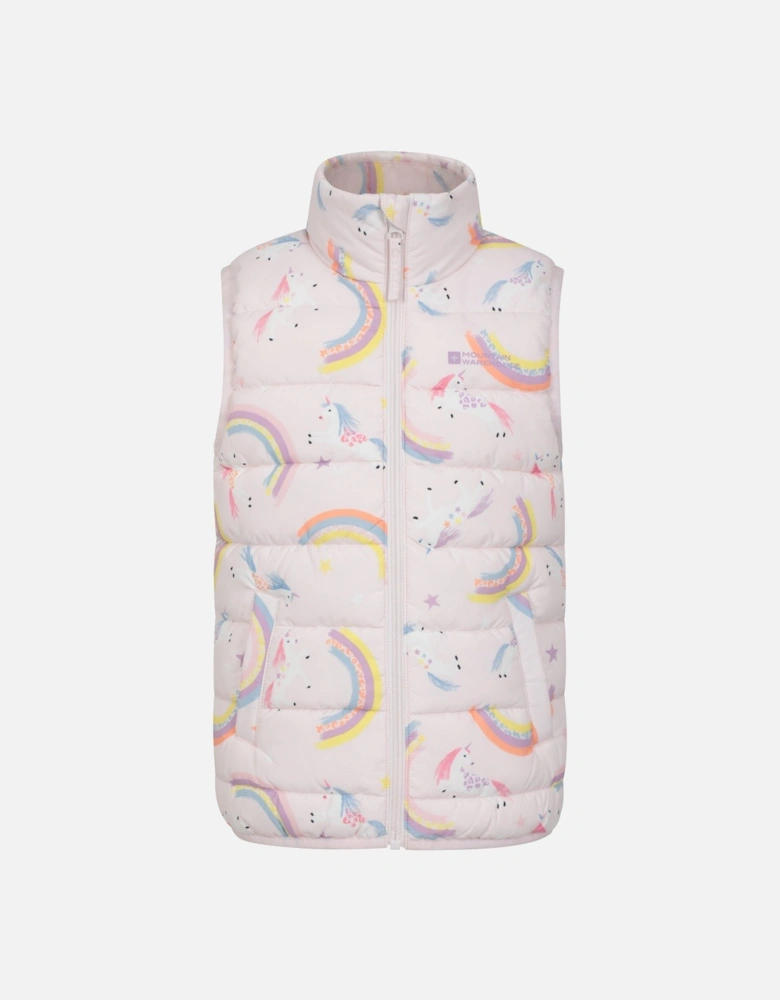 Childrens/Kids Rocko Unicorn Padded Gilet