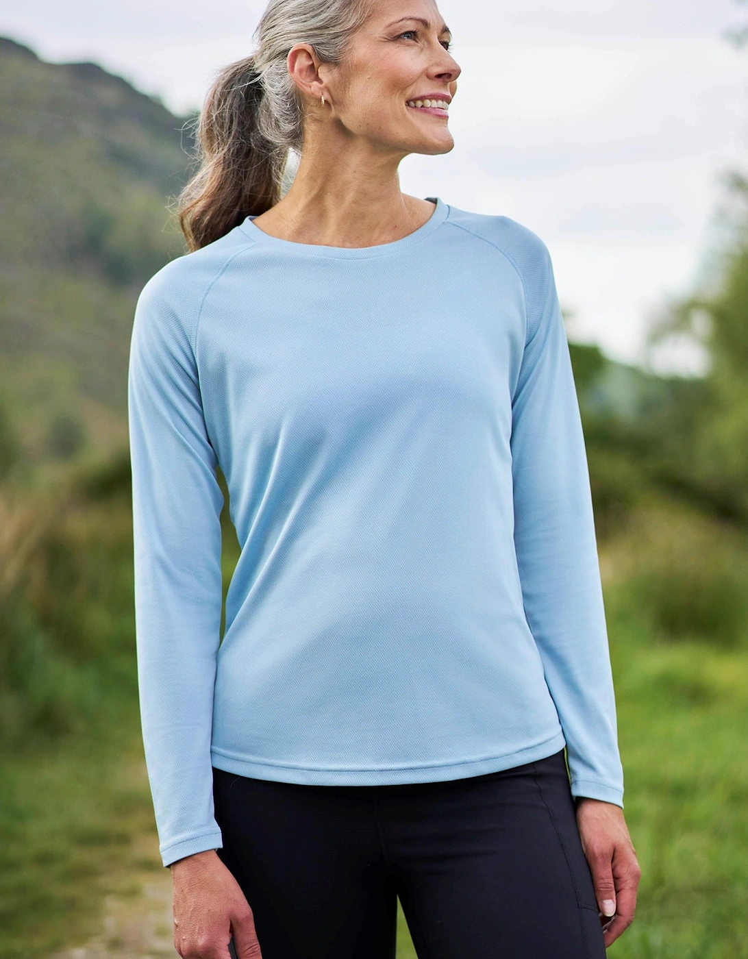 Mountain Warehouse Women's Purple / Endurance Long-Sleeved Top - Size: 18