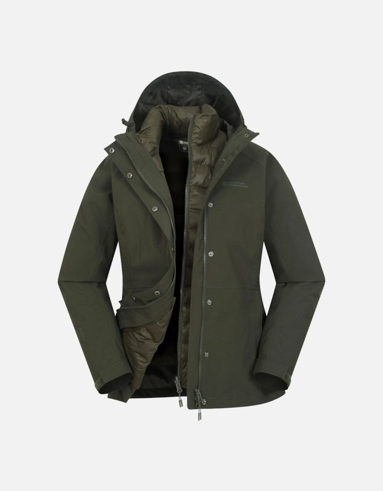 Womens/Ladies Alaskan 3 in 1 Padded Jacket
