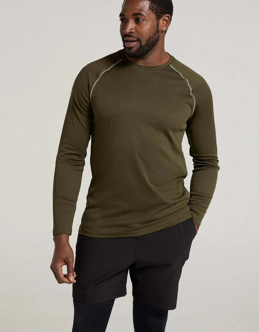 Mens Endurance Long-Sleeved T-Shirt, 2 of 1