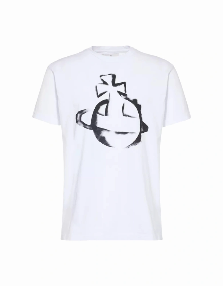 Stencil Orb T-shirt White