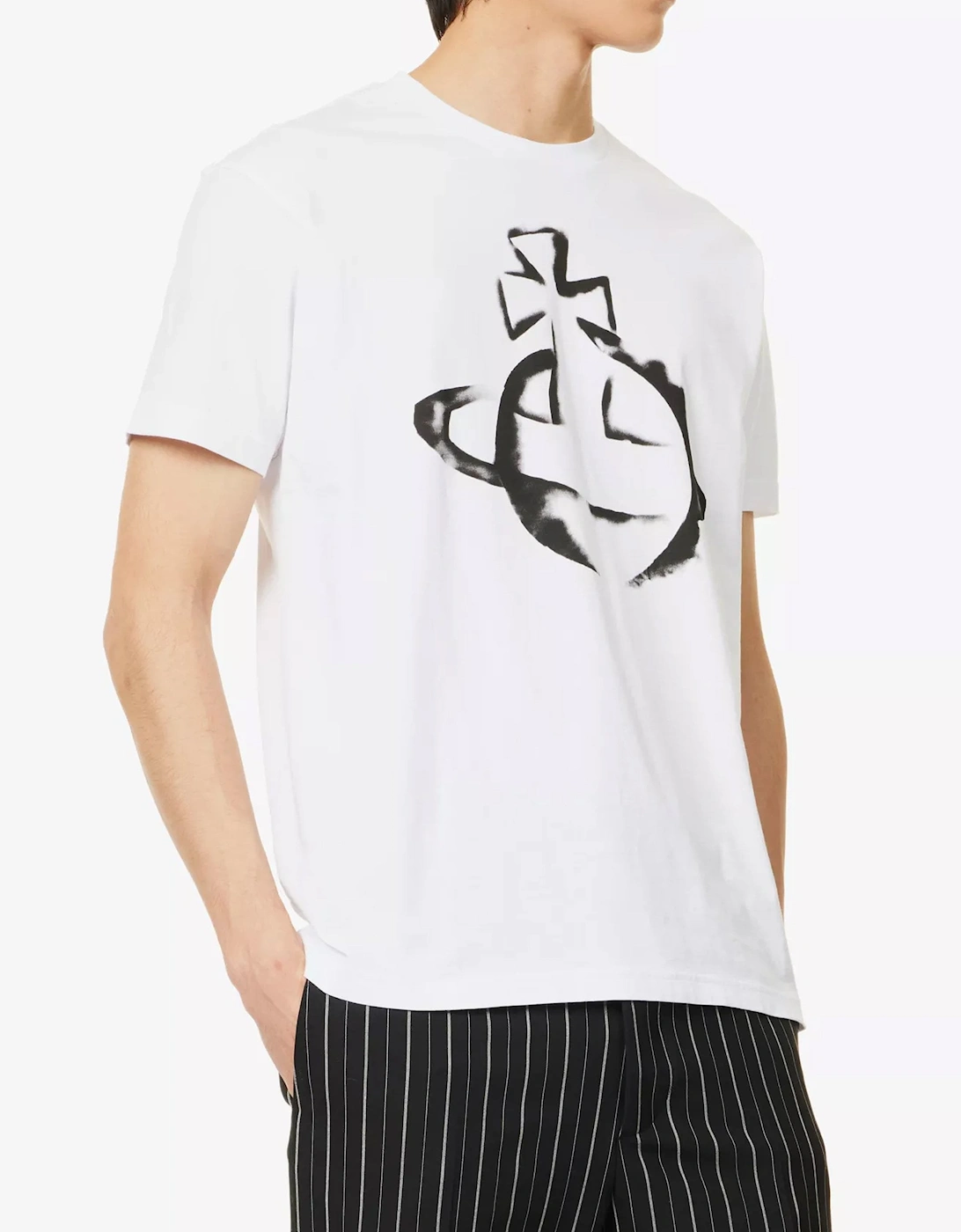 Stencil Orb T-shirt White