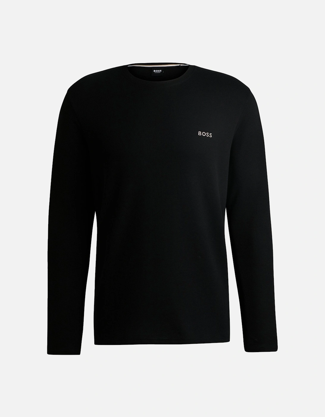 Waffle LS Shirt Black, 6 of 5