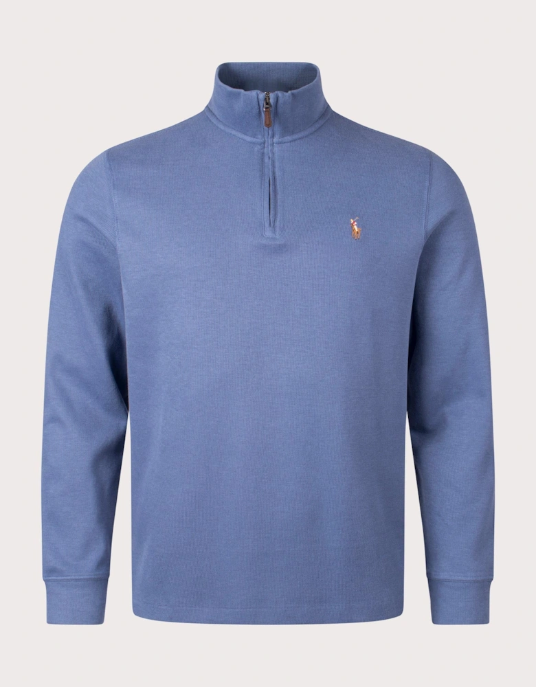 Estate-Rib Quarter Zip Knit