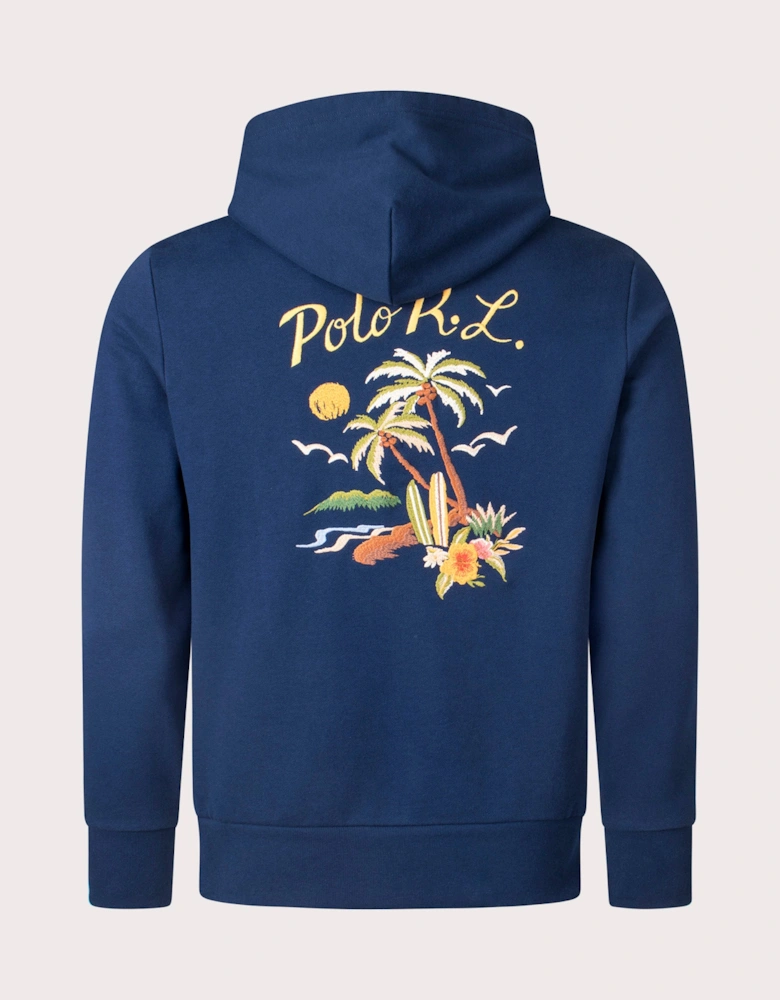 Embroidered Loopback Hoodie