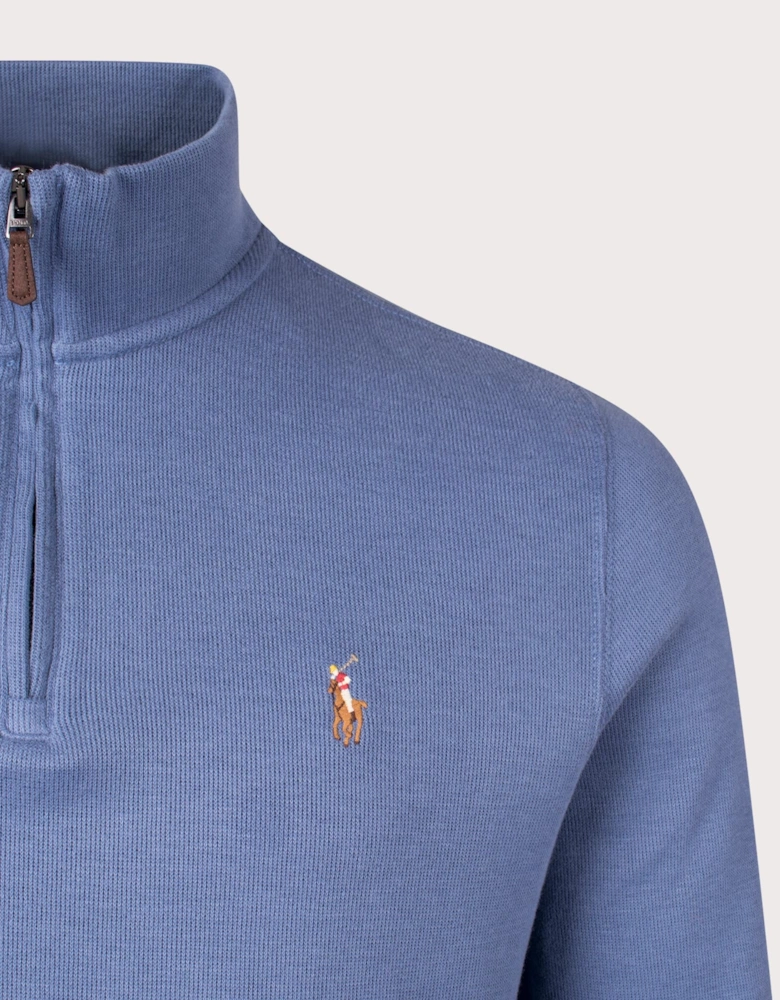 Estate-Rib Quarter Zip Knit