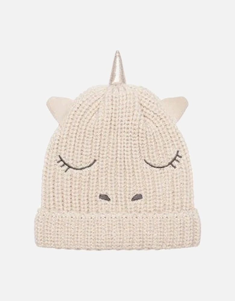 Rainbow Unicorn Knitted Hat 3-6 years