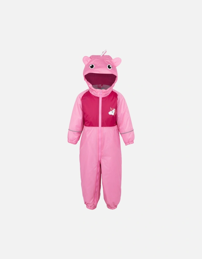 Childrens/Kids Mudplay III Hooded Rainsuit